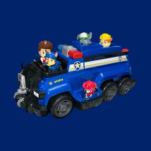 Paw Patrol Team Cruiser Large Scale Vehicle Chase Zuma Ryder Marshal Rocky #2 - Picture 1 of 5